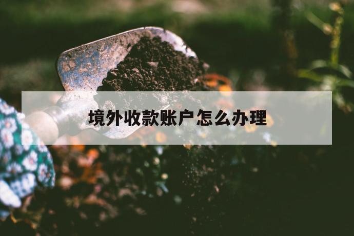 境外收款账户怎么办理(图1)